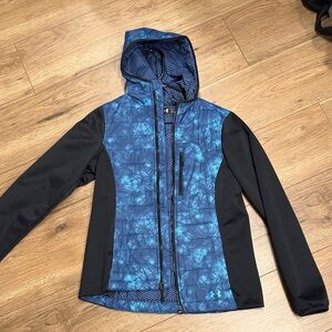 Under Armour Women's Dynamic Blue and Black Ski Jacket
